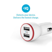 Anker PowerDrive 2 24W 2-Port Car Charger Micro - White