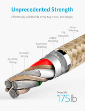 Anker PowerLine+ II Lightning Cable 3ft UN - Golden ( Offline )