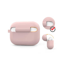 AhaStyle Full Cover Silicone Keychain Case for Airpods Pro - Pink