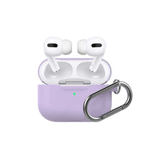AhaStyle Full Cover Silicone Keychain Case for Airpods Pro - Lavender