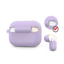 AhaStyle Full Cover Silicone Keychain Case for Airpods Pro - Lavender