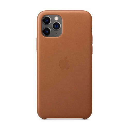 Apple iPhone 11 Pro Max Leather Case - Saddle Brown