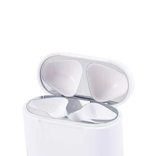 AhaStyle Nickel Sheet Sticker for Airpods ( 2 Sets ) - Silver