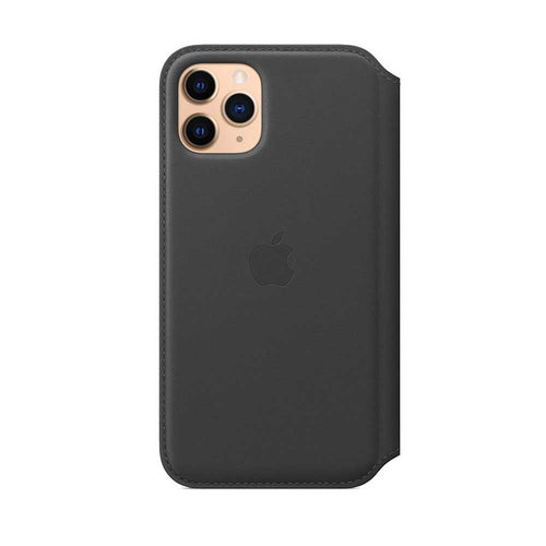 Apple iPhone 11 Pro Leather Folio Case - Black