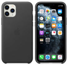 Apple iPhone 11 Pro Leather Case - Black