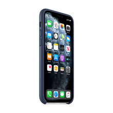 Apple iphone 11 Pro Max Leather Case - Midnight Blue