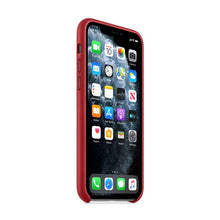 Apple iPhone 11 Pro Max Leather Case - Red